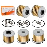 15412-MEN-671 5PSC Oil Filter & O-Ring W/Spring For Honda CRF150R CRF250X/R/RX CRF450 TRX450R/ER