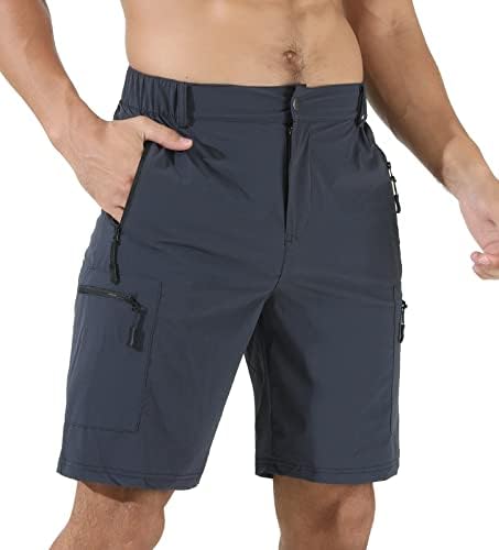 Suwangi Hombre Pantalones Cortos de Secado Rápido Cargo Pantalone...