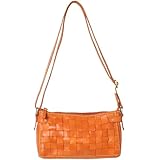 [ZUCCHERO] ショルダーバッグ レディース 小さめ ななめ掛け 本革 軽量 48633 [動画あり] ブラウン