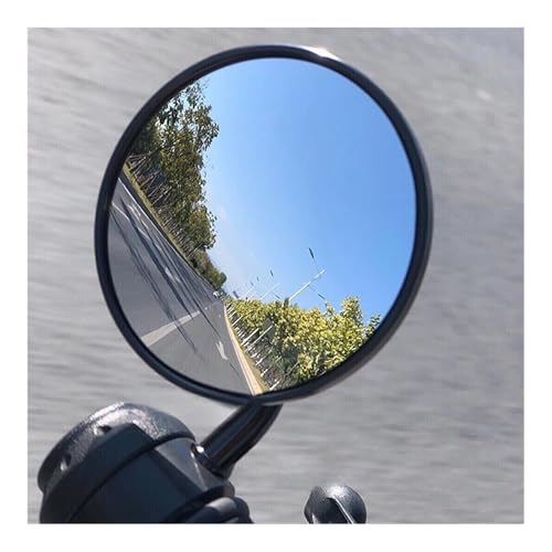 Espejos retrovisores de manillar para moto RnineT Pure y espejos laterales redondos convexos 6