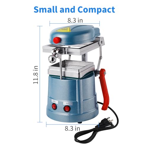 Vacuum Forming Machine, BUIFAC Heat Molding Tool with Steel Balls/Symmetrical Heating/Vacuum Suction, Lab Equipment