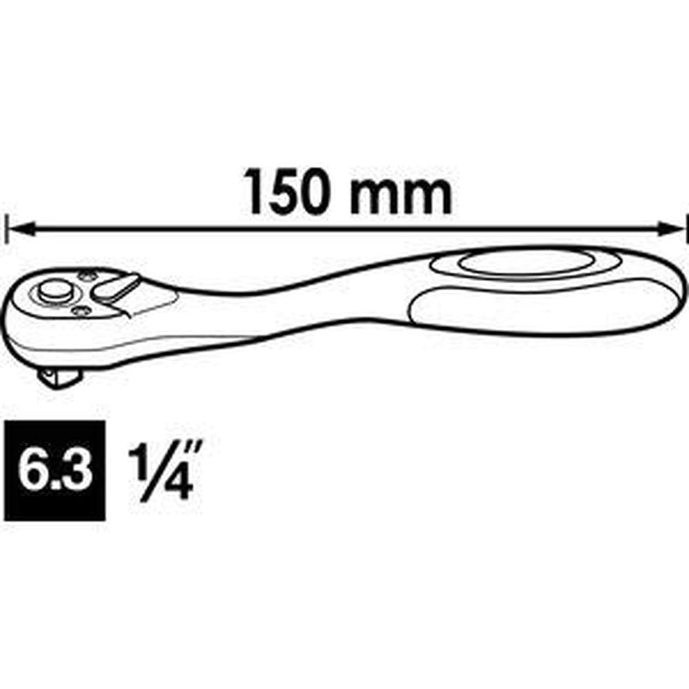 Vigor V6014 grzechotka, 15 cm, 1/4 cala