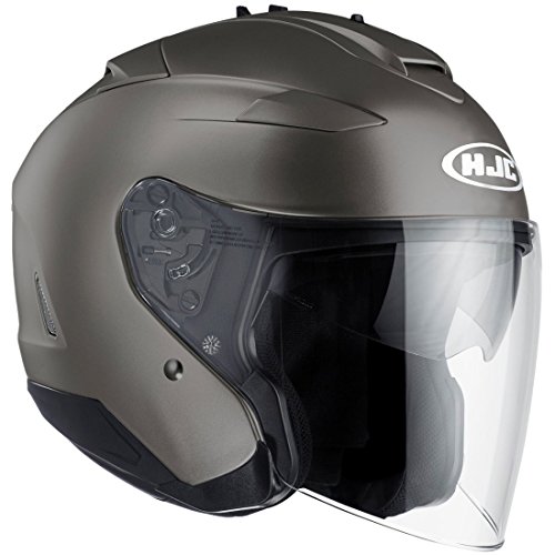 Casco de moto HJC IS-33 II Semi Mat Titanium, Titanium, XL
