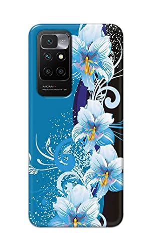 Image of PRINTFIDAA Beautiful Floral Design Printed Designer Hard Case for Redmi 10 Prime Back Cover -(e) RPM1006