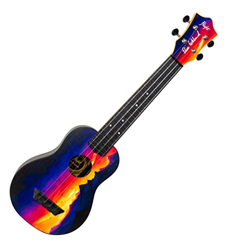 Elise Ecklund Sunset Signature Travel Concert Scale Soprano Ukulele