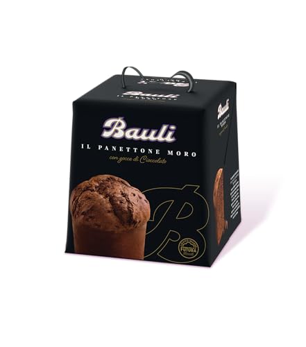 IL panettone classico con impasto al cacao e gocce di cioccolato