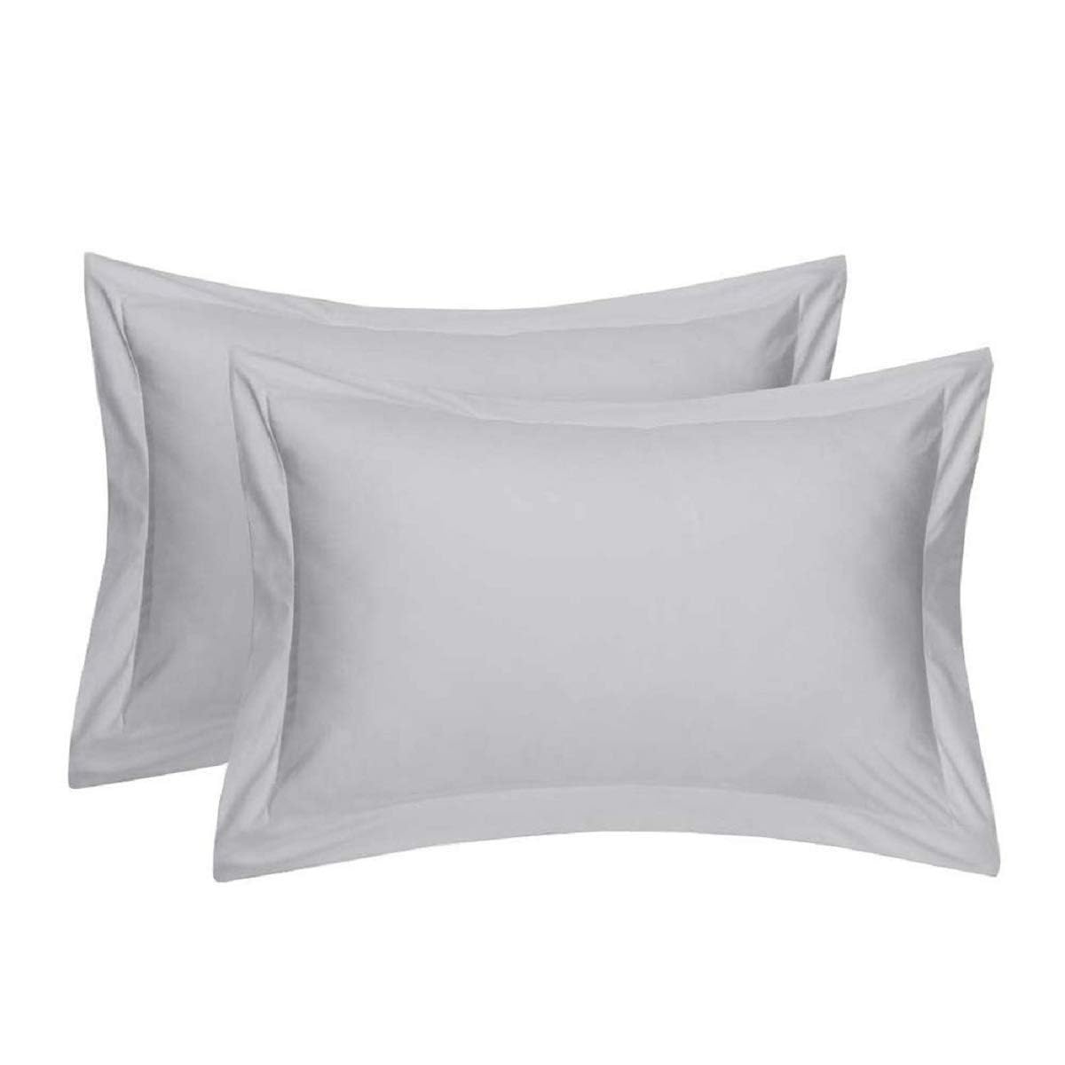 Dark Gray Cotton Pillow Covers - Set of 2 -10