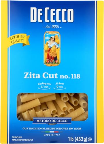 De Cecco Zita Cut, No. 118, 16 oz, (pack of 6)