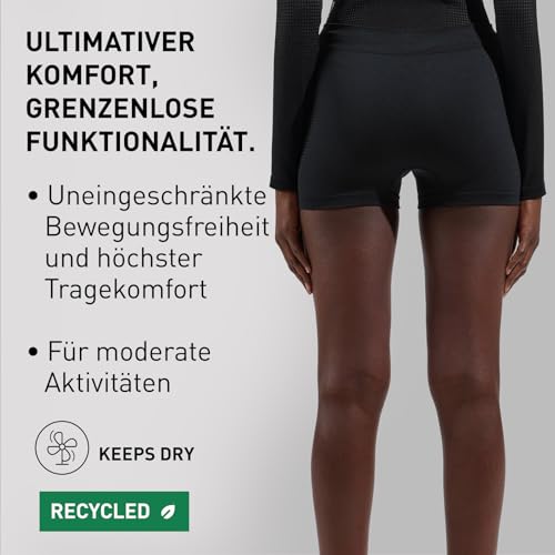 Odlo Funktionsshort Damen Performance Warm Panty | Odlo Graphite Grey Schwarz | Größe S | Thermounterwäsche | Funktionsunterwäsche – Ansicht 3
