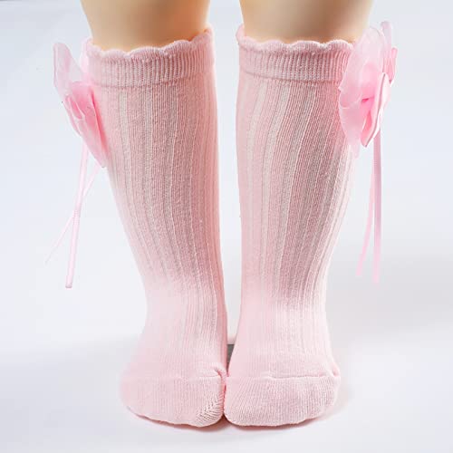 EnJoCho Baby Bow Socks Boys Girls Children Kids Socks Toddler Shoes Socks Princess Socks Toddlers Floor Socks 0-3Years4