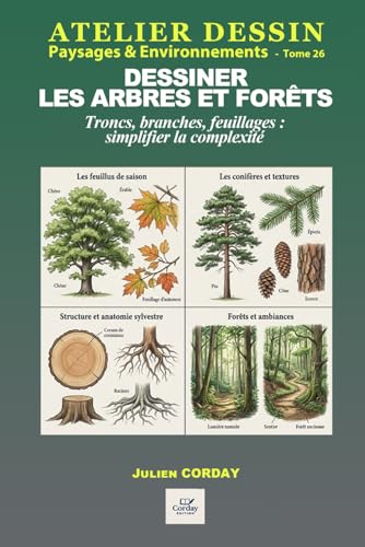 Dessiner les arbres et forêts: Troncs, branches, feuillages : simplifier la complexité