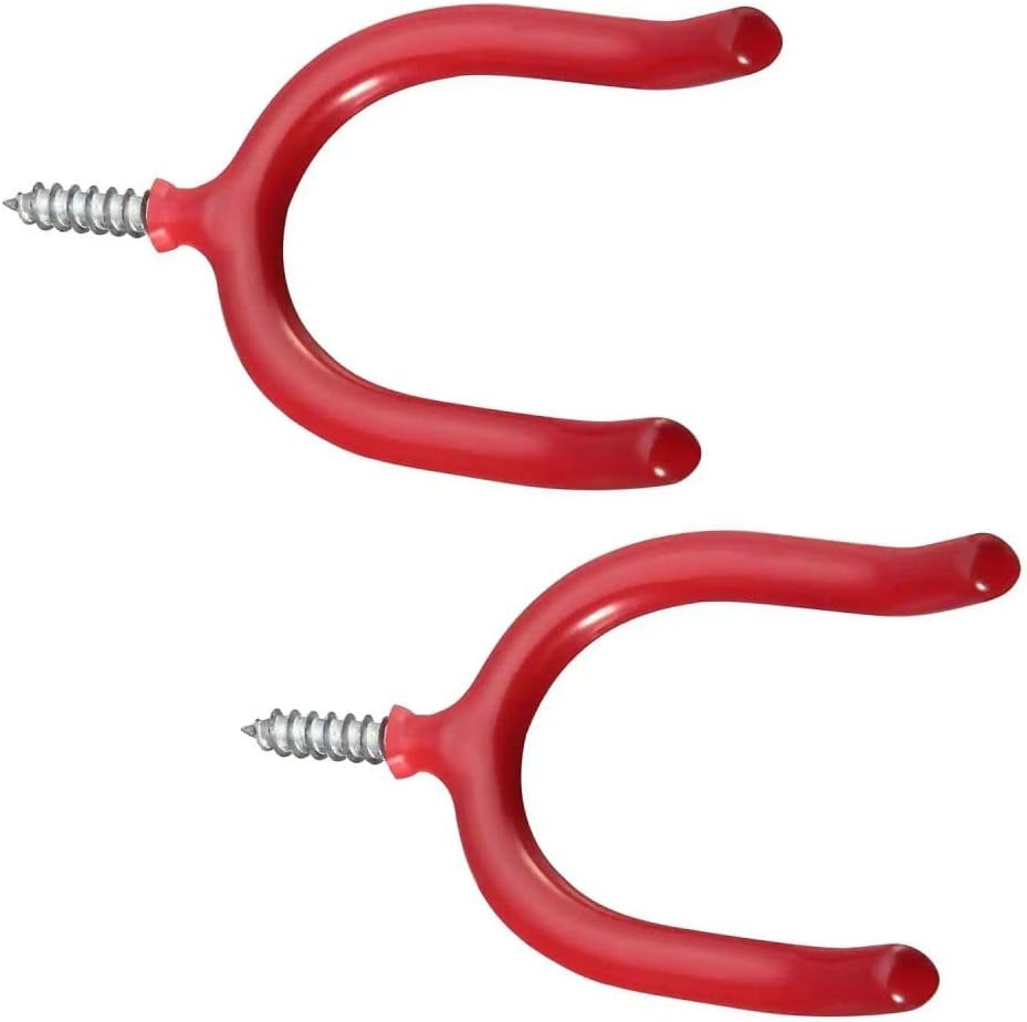 National Hardware N188-004 12 Pack V2210 Double Screw Hook, Vinyl Coated
