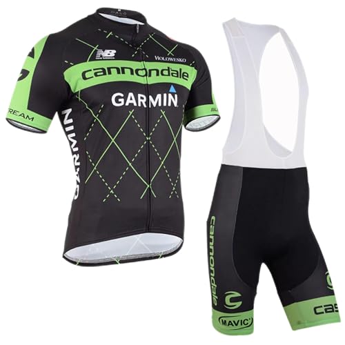 assocauicy Conjunto De Traje De Ciclismo Hombre,Maillot Cómodo Equipacion Ciclismo Hombre Verano Y Culotte con Almohadilla De Gel 4d