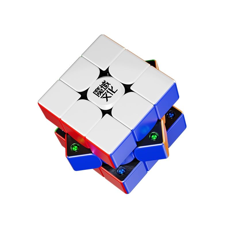 Moyu Weilong V11 SE 2025 Speed Cube 3x3 Stickerless Puzzle Cube Adjustable Tension 48 Magnets 3 by 3 Smooth Professional Magnetic Master Cube(Black Internal Matte Version)