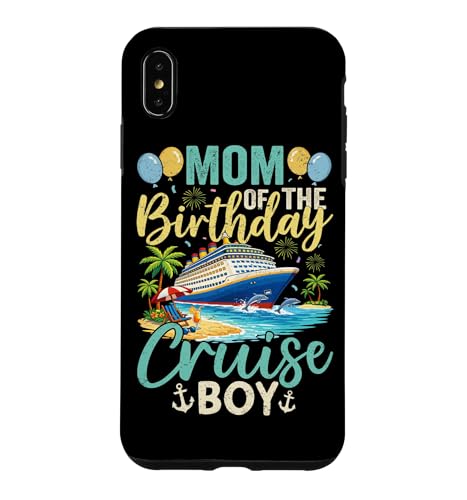 Mom Of The Birthday �N���[�Y �{�[�C �x�� ���j�� �X�}�z�P�[�X iPhone XS Max �p