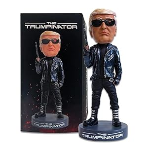 Donald Trump Collectibles – Proud Patriots The Trumpinator: Donald Trump 2024 Bobblehead for Trump Supporters and Patriotic Americans | The #1 Trump Gifts