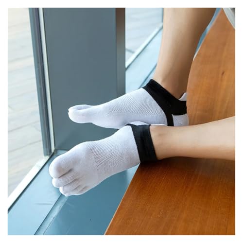 Calcetines de 5 dedos de algodón transpirable para deporte pack de 3 pares 2
