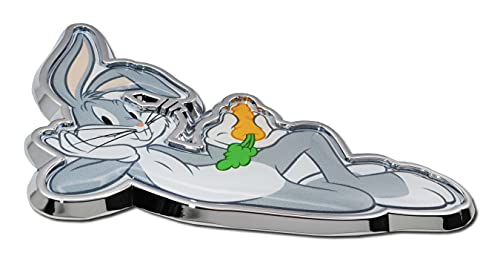 Image of Elektroplate Looney Tunes Bugs Bunny All Metal Emblem for Cars, Trucks, and All Auto | Universal Fit at 3.6 inch x 2.5 inch | Weatherproof