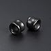 ZS Vintage Natural Brown Black Wood Organic Ear Tunnel Plugs Stretcher Gauges for Men and Women (Black,00g(10mm))