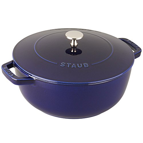 Staub Cast Iron 3.75-qt Essential French Oven - Dark Blue