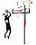 GX9 In-Ground Basketball Hoops 7-10ft Adjustable with Crank, Outdoor Inground Basketball Goal System with 48 Inch Shatterproof Backboard