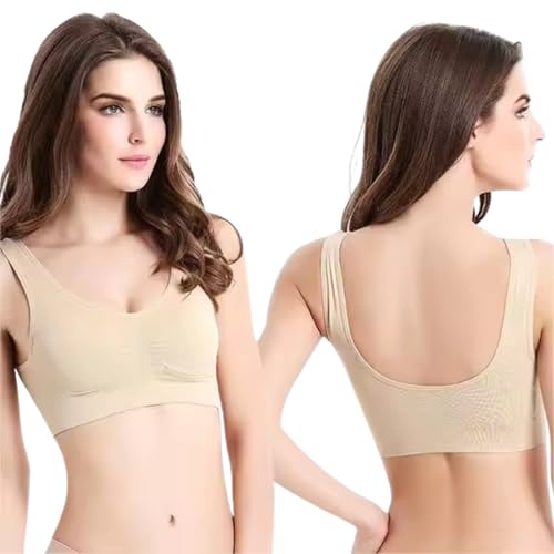 Image of Fashiol Women's Padded Sports Bra Criss Cross Racerback Sports Bra Stretchable Everyday Bras for Workout /Gym & Exercises