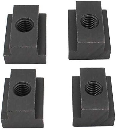 FlyingAMZ 4-Pack of Bed Rail Cleat T Slot Nuts to Tie Down Deck Rail for 2007-2018 Toyota Tundra and 2005-2018 Tacoma Bed Deck Rail Accessories,Tie Downs and Cleats, Fits Screws with 3/8-16 Thread.