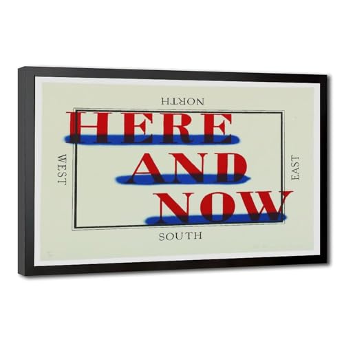 Décoration murale pour bureau avec impression giclée Here And Now de Ed Ruscha