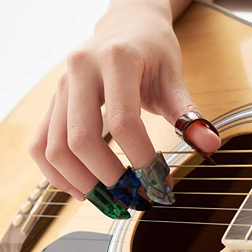 Gants Quotidiens 4 pièces/Set 1 Pouce + 3 Doigts Guitare Médiator Celluloid fingerpicks Guitare plectre Gaine Acoustique… - Les Beatles, Paul McCartney, John Lennon, RIngo Starr, George Harrison Gants Quotidiens 4 pièces/Set 1 Pouce + 3 Doigts Guitare Médiator Celluloid fingerpicks Guitare plectre Gaine Acoustique… – Image 4