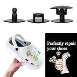 ZDNT 30 sztuk guzików do Crocs, Croc nity guziki, szpilki Croc, plastikowe zatrzaski, nity i guziki zapasowe do butów i szpilek do butów w stylu Crocs