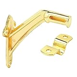 Prime-Line MP11130 Hand Rail Bracket, Brass Plated, Heavy Duty (2 Pack)