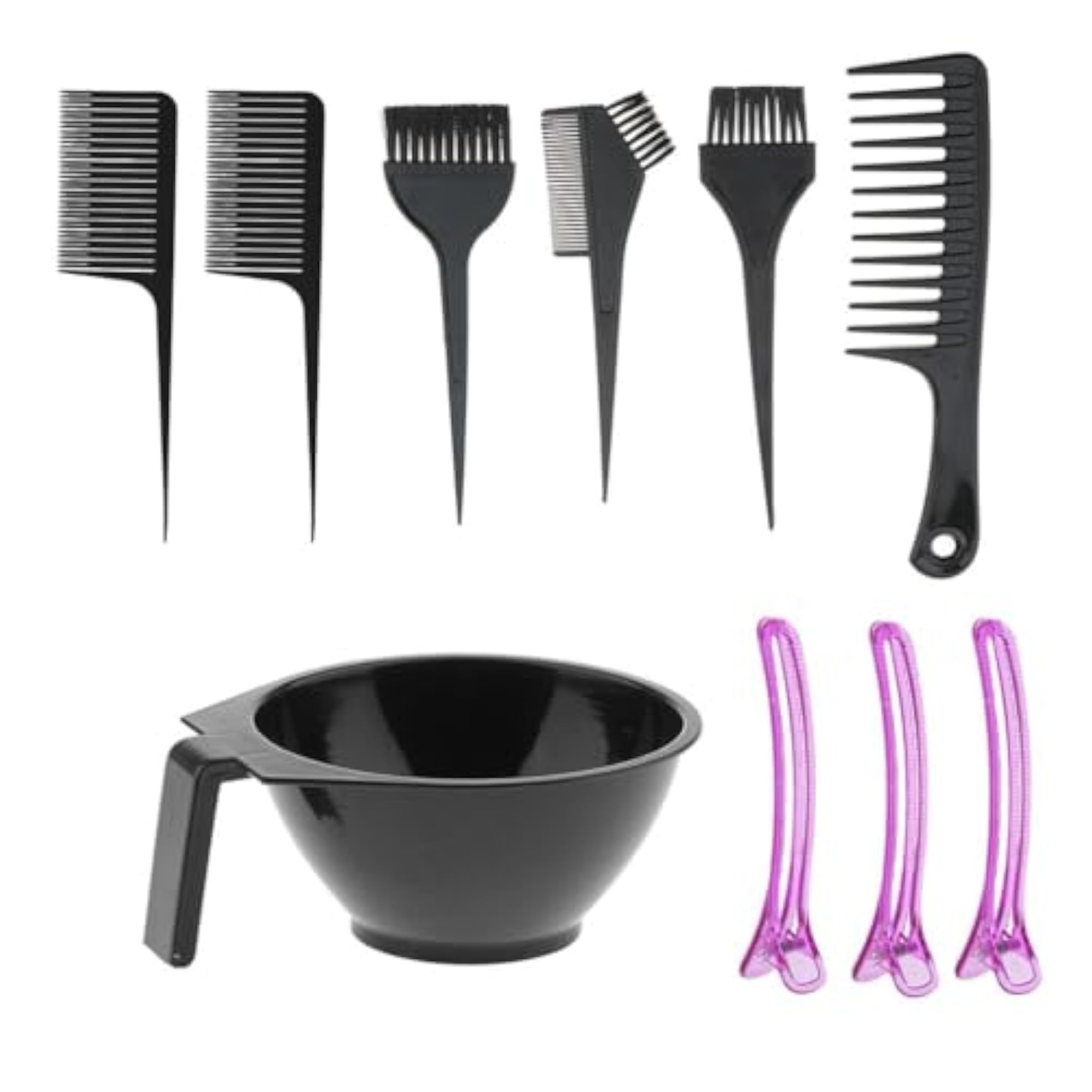 Salon Hair Coloring Dyeing Tint Tools Mixing Bowl Brush Set