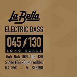 La Bella Bass RX-S5C Stainless Steel 045/130 - Les Beatles, Paul McCartney, John Lennon, RIngo Starr, George Harrison