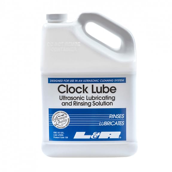 L & R Ultrasonics Clock Lube 1 Gallon, 128 Fl Oz, Molybdenum Disulfide, Pail, 128 ounces, Mechanical, Prevent Corrosion