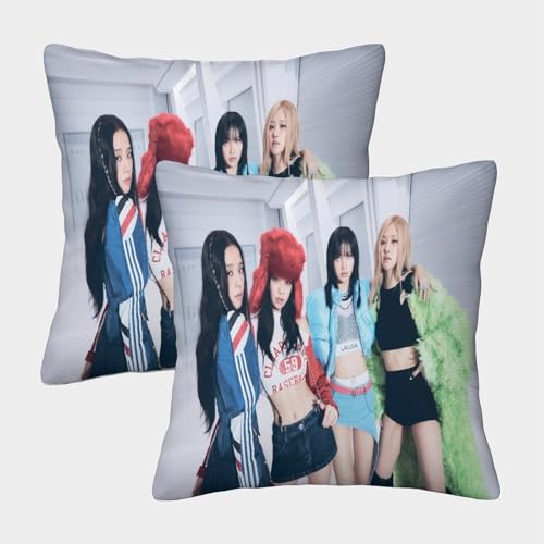 MJFCoin Grupo de Chicas Fundas Cojines Decorativa Juego De 2 Kpopos Funda De Almohada...