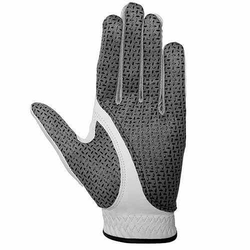 Premium Cabretta Leather Golf Glove For Men | Enhanced Grip for All Weather | AAA+ Cabretta Leather | Best Golf Glove | Rain Grip | Wear on Left or Right Hand - Image 2