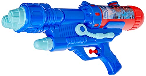 Etitoys Lança água 2 ponteiras Spiderman, Azul. Vermelho