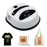 OLIXIS Heat Press Machine for T Shirts, Portable Easy Press Heat Transfer Machine with LCD Display, 32-450°F Temp Control, Ideal for T-Shirts, Tote Bags, Baby Clothes, Decor & More