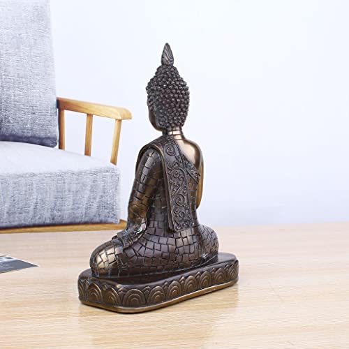 Statue de Bouddha ornement zen de méditation pour décoration maison - 2