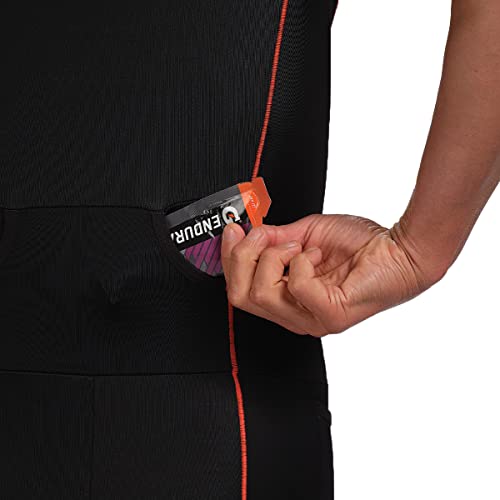 Zoot Men’s Core Aero Tri Racesuit – Short Sleeve Triathlon Suit for Men, Italian Primo Fabric, 3 Pockets, and Bike Padding (Cardinal, X-Large)