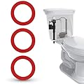 Yuomeaz 3 PCS Silicone Flush Valve Seal Compatible with Mansfield 211/210, Toilet Tank Gasket Replacement Parts Compatible with Equivalent to 630-0030