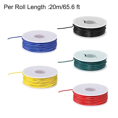 Fil électrique 24 AWG de qualité supérieure en cuivre étamé isolant - 2