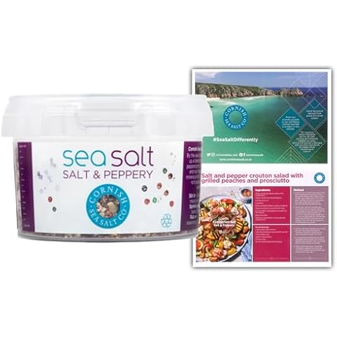 Cornish Sea Salt Salt & Pepper Blend, 140 g Cover