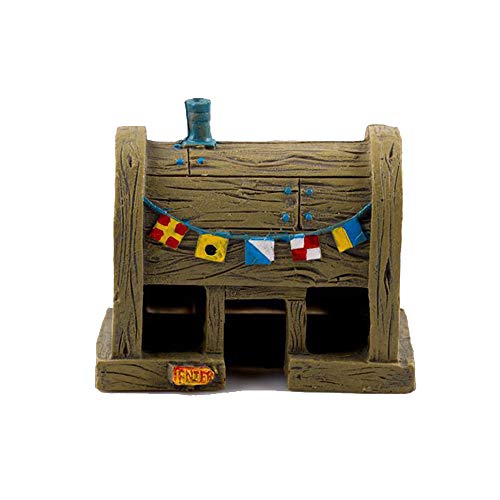 Xiongtai Esponja Fish Tank Ornament Fish Tank Accesorios, Ornamental Aquarium Resina Fish Tank Decoraciones.