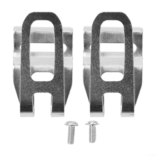 2 Stück Gürtelclips mit Schrauben für Bosch 18V Akku-Bohrschrauber Werkzeuge Modell 2609111584 Kompatibles Zubehör