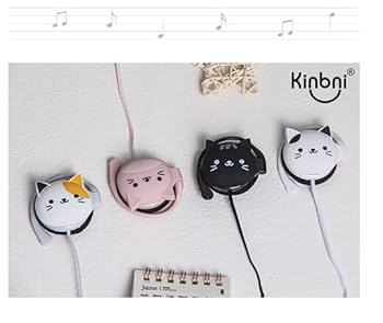 Amazon.co.jp: Kinbni かわいい 子猫 の イヤホン ヘッドホン