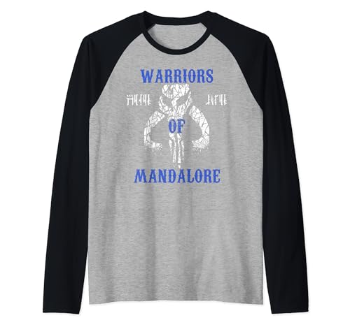 Star Wars Mandalorian Raglan t-shirt manches longues bicolore geek