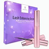 Eyelash Growth Serum, Lash & Brow Serum: Peptide Lash & Brow Enhancer for Fuller, Longer-Looking Lashes & Brows (Pink)