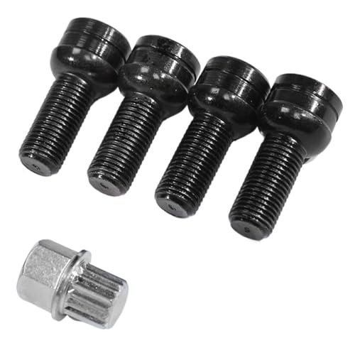 Pernos de rueda para tornillos de 17mm compatibles con VW Golf Jetta de alta resistencia