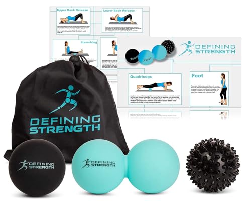 image for Defining Strength Inc Top 3 Massage Balls Set, Spiky, Lacrosse Ball, P